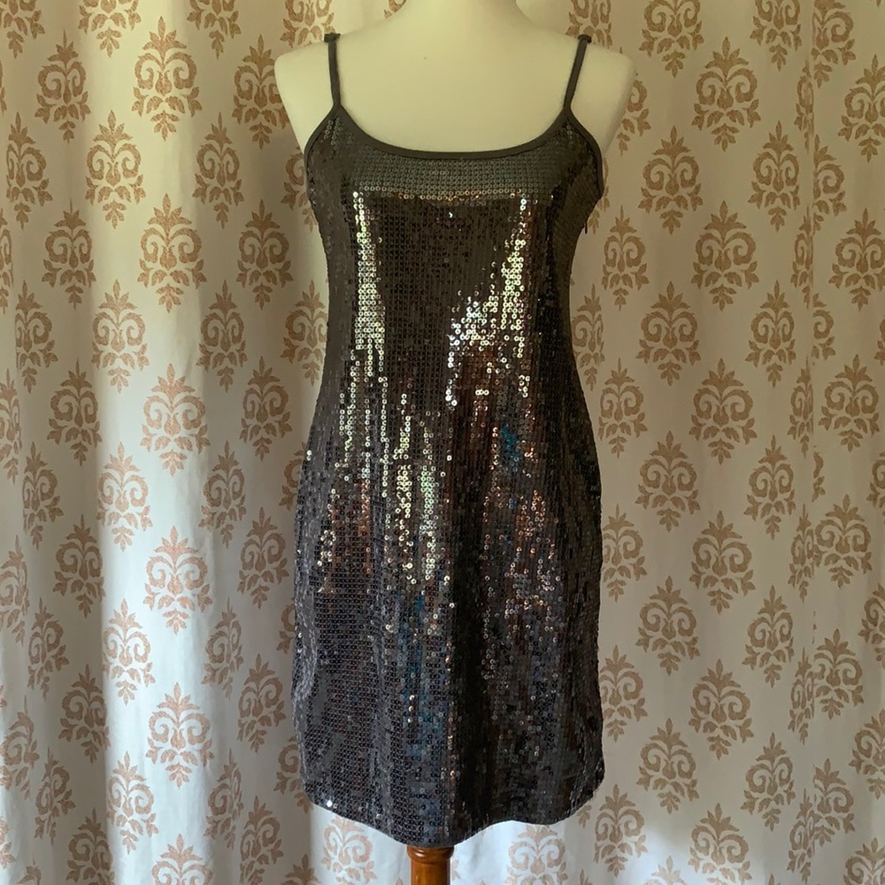 INC Sequin body con mini dress MP